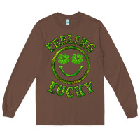 Chestnut feeling lucky with leopard Long Sleeve Tee - RanaPortraitStore