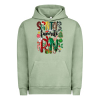 Pigment Oil Green santas favorite registered nurse Urban Hoodie - MaliasSmallBusiness