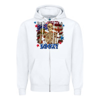 Red White Boozy 4th Of July Zipper Hoodie | Teevron