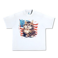 White cat3 Urban Heavy Tee - Unal Design