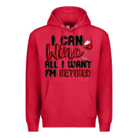 Cardinal i can wine all i want lm retired Premium Hoodie - MaliasSmallBusiness