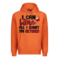 Carrot i can wine all i want lm retired Premium Hoodie - MaliasSmallBusiness