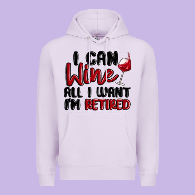 I Can Wine All I Want Lm Retired Premium Hoodie Designed By Maliassmallbusiness