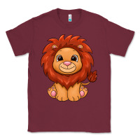Burgundy lion Classic Tee - texasbilliewilder
