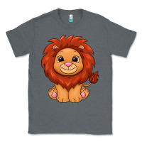 Charcoal Heather lion Classic Tee - texasbilliewilder