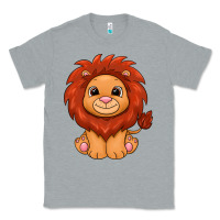 Heather Grey lion Classic Tee - texasbilliewilder