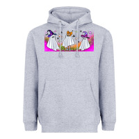 Heather Grey cutes ghosts libbey glass Heavyweight Hoodie - BundleAndBundleShop