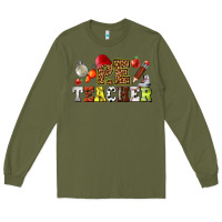 Army Green physical education teacher Long Sleeve Tee - texasbilliewilder