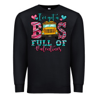 Black i've got a bus full of valentines school bus Premium Sweatshirt - Jasminsmagicworld