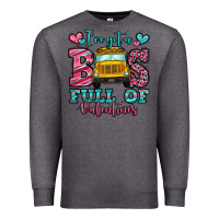 Charcoal Heather i've got a bus full of valentines school bus Premium Sweatshirt - Jasminsmagicworld