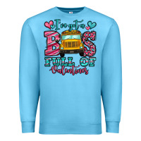 Ocean Blue i've got a bus full of valentines school bus Premium Sweatshirt - Jasminsmagicworld