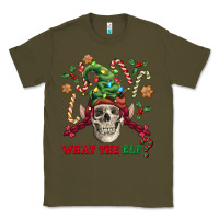 Army Green what the elf skull Classic Tee - FaDigitalArtStudio