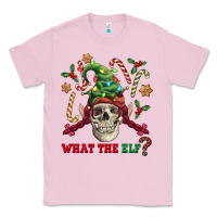 Bubblegum Pink what the elf skull Classic Tee - FaDigitalArtStudio