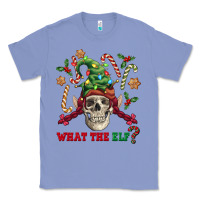 Colony Blue what the elf skull Classic Tee - FaDigitalArtStudio