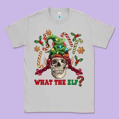 What The Elf Skull Classic Tee Designed By Fadigitalartstudio