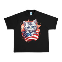 Black cat6 Urban Heavy Tee - Unal Design
