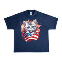 Navy cat6 Urban Heavy Tee - Unal Design