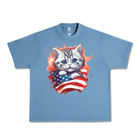 Pebble Blue cat6 Urban Heavy Tee - Unal Design