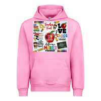 Fuchsia Pink teacher Urban Hoodie - MaliasSmallBusiness