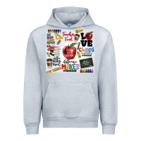 Heather Grey teacher Urban Hoodie - MaliasSmallBusiness