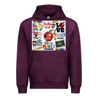 Mauve Wine teacher Urban Hoodie - MaliasSmallBusiness