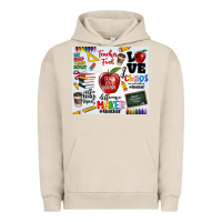 Pigment French Oak teacher Urban Hoodie - MaliasSmallBusiness