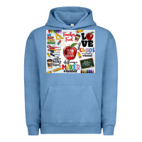 Pigment Pebble Blue teacher Urban Hoodie - MaliasSmallBusiness