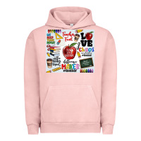 Pigment Salmon teacher Urban Hoodie - MaliasSmallBusiness