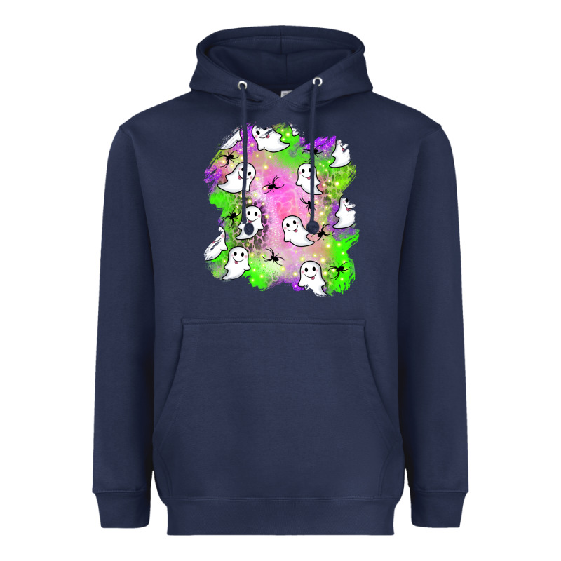 Ghost Halloween Patch Heavyweight Hoodie by BundleAndBundleShop | Teevron