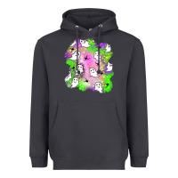 Smoke ghost halloween patch Heavyweight Hoodie - BundleAndBundleShop