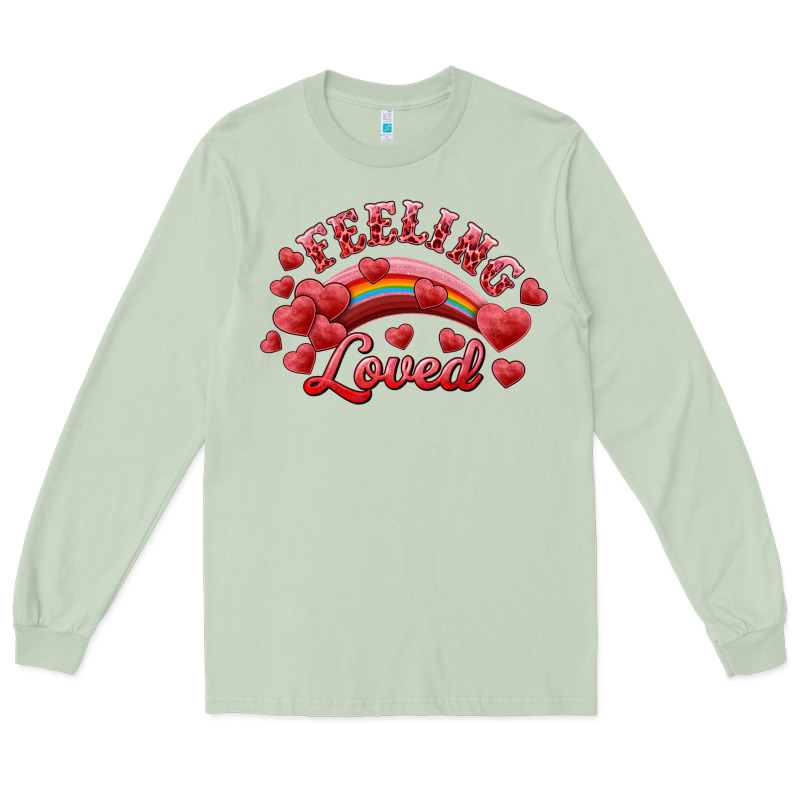 Feeling Loved Valentine's Day Long Sleeve Tee by RanaPortraitStore | Teevron