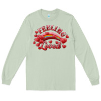 Matcha feeling loved valentine's day Long Sleeve Tee - RanaPortraitStore