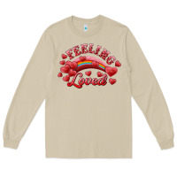 Mushroom feeling loved valentine's day Long Sleeve Tee - RanaPortraitStore