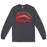 Smoke feeling loved valentine's day Long Sleeve Tee - RanaPortraitStore