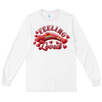White feeling loved valentine's day Long Sleeve Tee - RanaPortraitStore