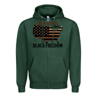 Sports Green juneteenth 1865 black freedom Zipper Hoodie - HRA Design Shop