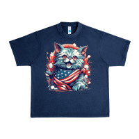 Navy cat7 Urban Heavy Tee - Unal Design