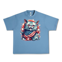 Pebble Blue cat7 Urban Heavy Tee - Unal Design