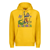 Lemon louisiana mardi gras Premium Hoodie - MaliasSmallBusiness