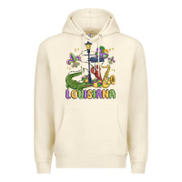Sandshell louisiana mardi gras Premium Hoodie - MaliasSmallBusiness