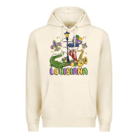 Tofu louisiana mardi gras Premium Hoodie - MaliasSmallBusiness