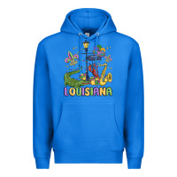 True Royal louisiana mardi gras Premium Hoodie - MaliasSmallBusiness