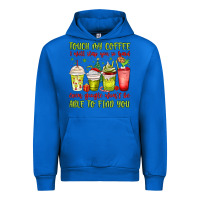 Cobalt christmas characters coffee cups Urban Hoodie - MaliasSmallBusiness