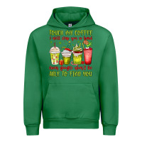 Emerald christmas characters coffee cups Urban Hoodie - MaliasSmallBusiness