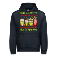Navy christmas characters coffee cups Urban Hoodie - MaliasSmallBusiness