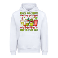 White christmas characters coffee cups Urban Hoodie - MaliasSmallBusiness