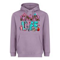Lavender teacher life Heavyweight Hoodie - AdoDesignShop