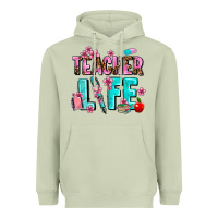 Matcha teacher life Heavyweight Hoodie - AdoDesignShop