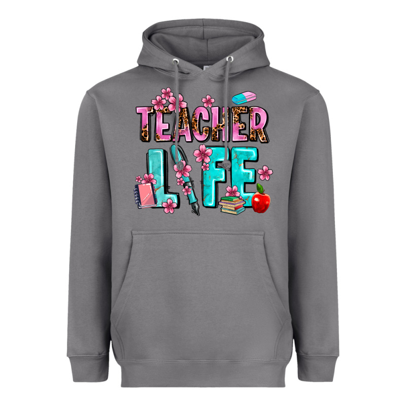 Teacher Life Heavyweight Hoodie by AdoDesignShop | Teevron