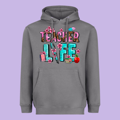 Teacher Life Heavyweight Hoodie Designed By Adodesignshop